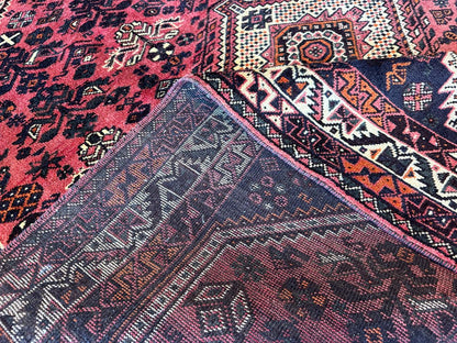 Hand-Knotted Tribal Persian Qashqaie Rug