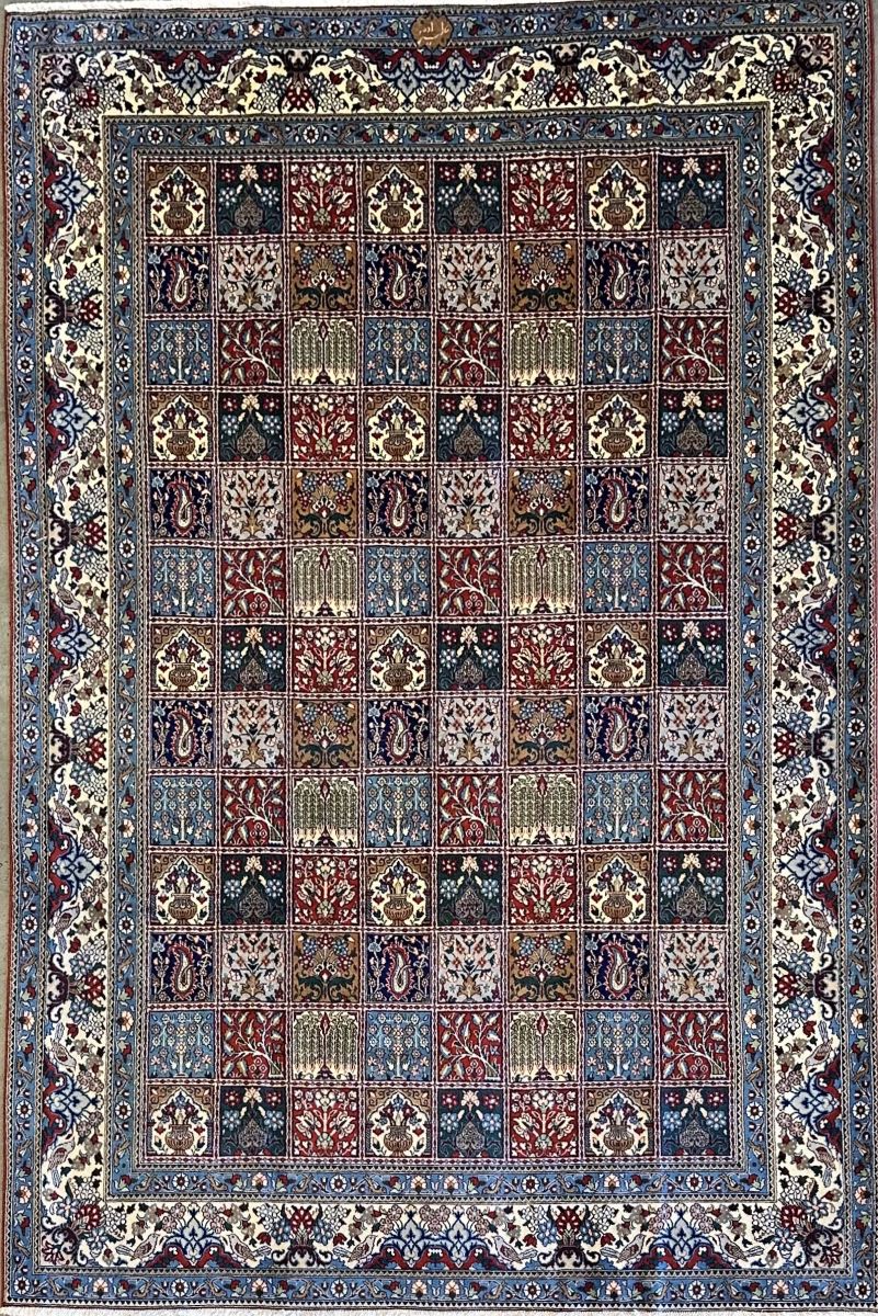 Fine Hand-Knotted Persian Birjand Mood Carpet