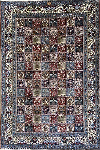 Fine Hand-Knotted Persian Birjand Mood Carpet