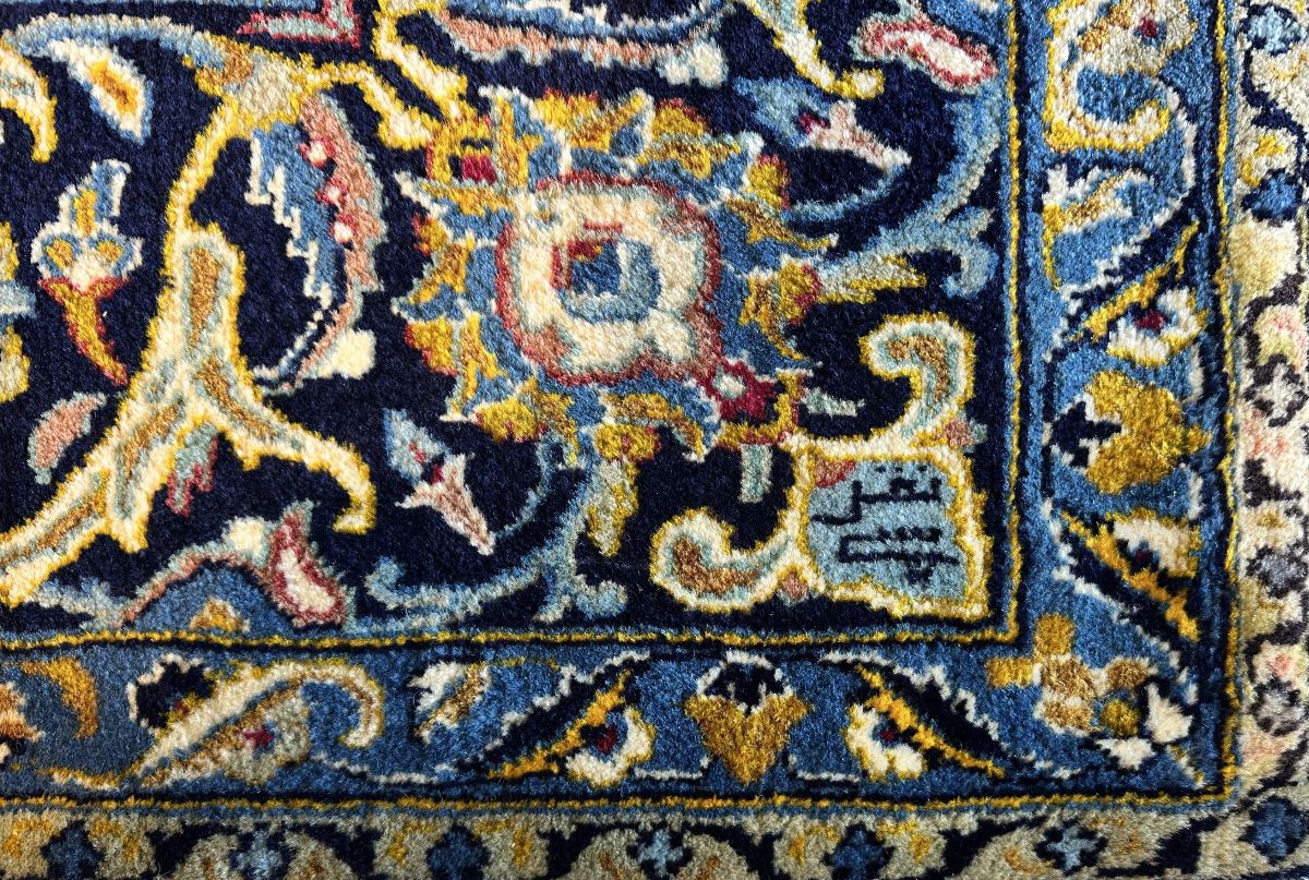 Fine Hand-knotted Royal Persian Kashan Carpet