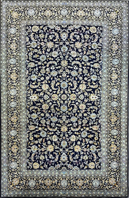 Fine Hand-Knotted Royal Persian Kashan Carpet