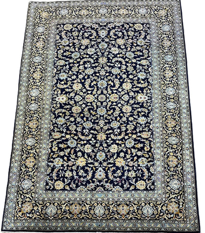 Fine Hand-Knotted Royal Persian Kashan Carpet