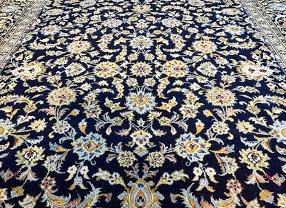 Fine Hand-Knotted Royal Persian Kashan Carpet