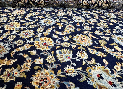 Fine Hand-Knotted Royal Persian Kashan Carpet