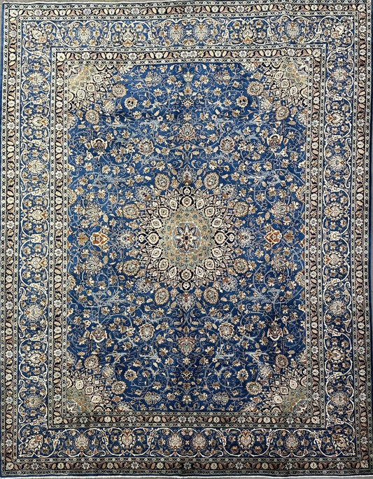Fine Hand-Knotted Persian Kashmar Carpet