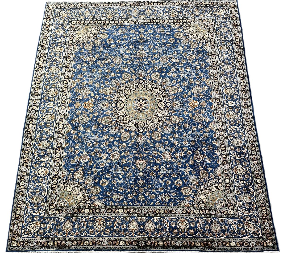 Fine Hand-Knotted Persian Kashmar Carpet
