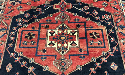 Hand-Knotted Tribal Persian Bakhtiar Rug