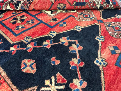 Hand-Knotted Tribal Persian Bakhtiar Rug