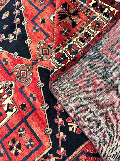 Hand-Knotted Tribal Persian Bakhtiar Rug