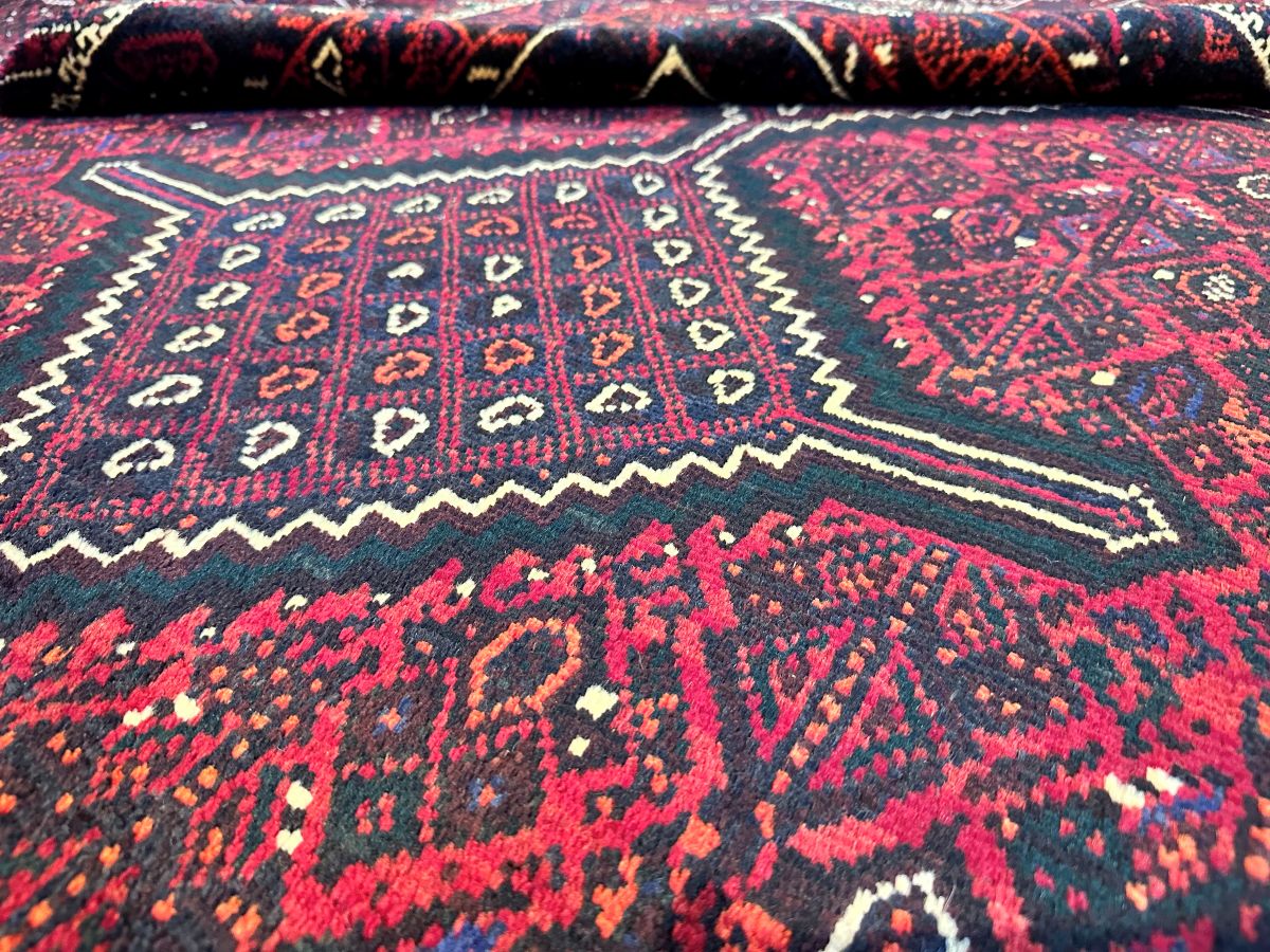 Hand-Knotted Tribal Persian Qashqaie Rug