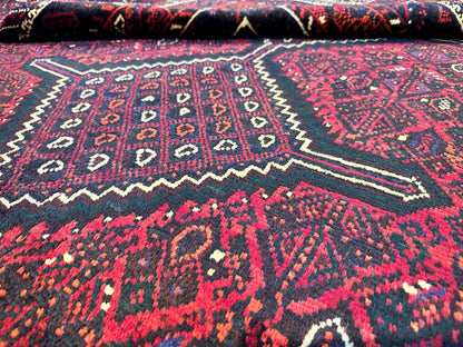 Hand-Knotted Tribal Persian Qashqaie Rug