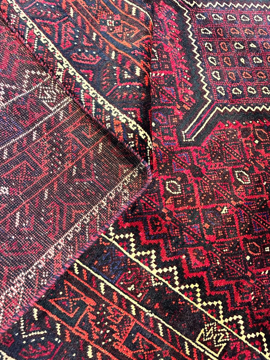 Hand-Knotted Tribal Persian Qashqaie Rug