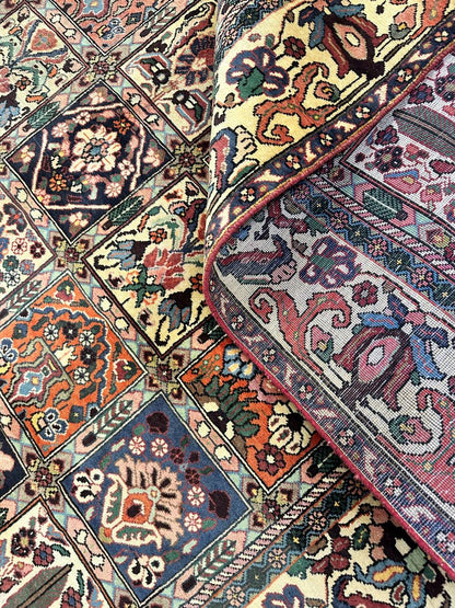 Hand-Knotted Tribal Persian Bakhtiar Rug