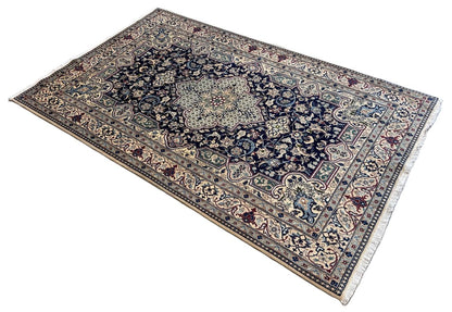 Fine Hand-Knotted Persian Naien Carpet