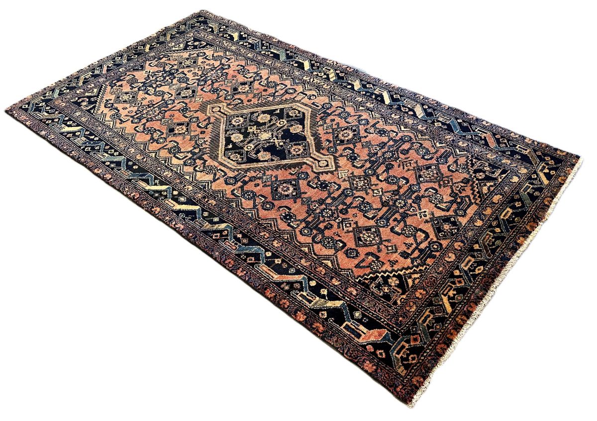 Hand-Knotted Tribal Persian Malayer Rug