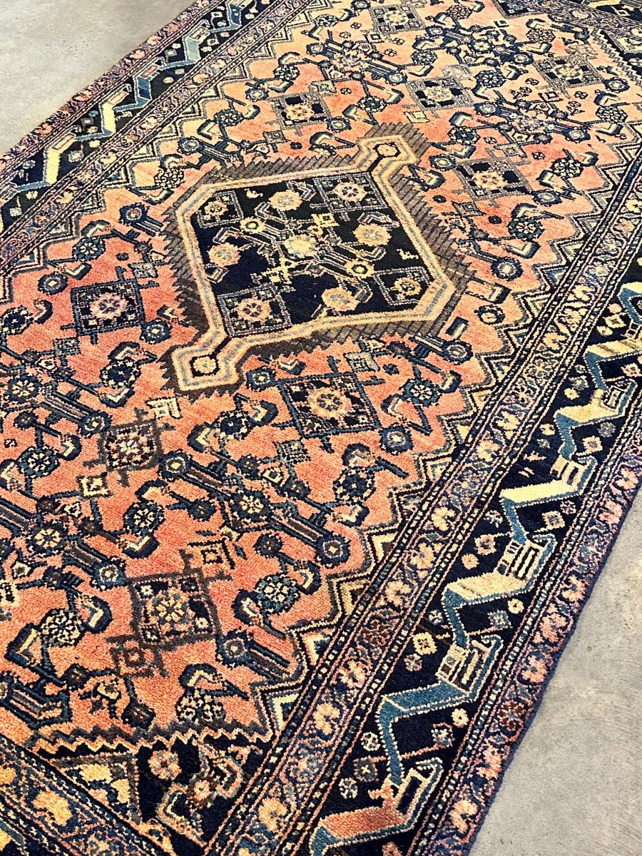 Hand-Knotted Tribal Persian Malayer Rug