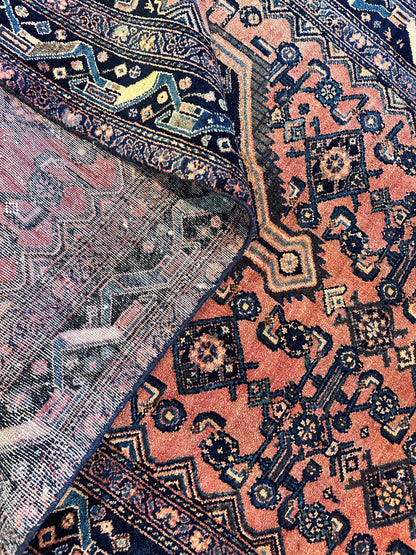 Hand-Knotted Tribal Persian Malayer Rug