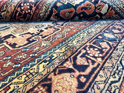 Circa 1970s Hand-Knotted Tribal Persian Bidjar Rug