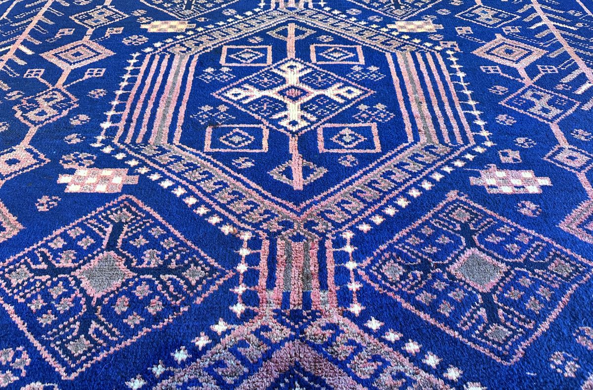 Hand-Knotted Tribal Persian Luri Rug