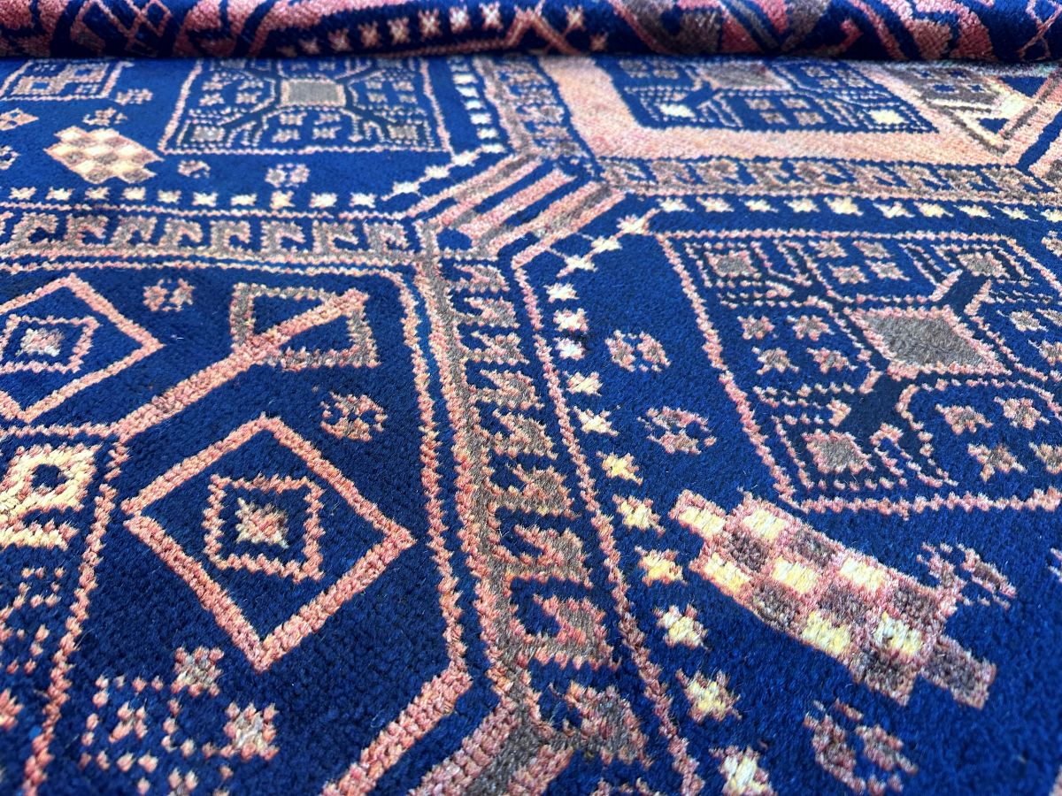 Hand-Knotted Tribal Persian Luri Rug