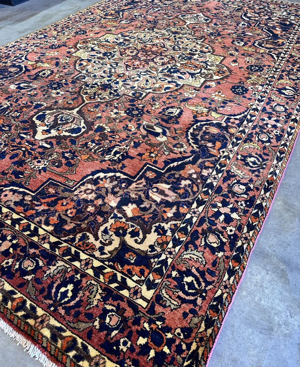 Hand-Knotted Tribal Persian Bakhtiar Rug