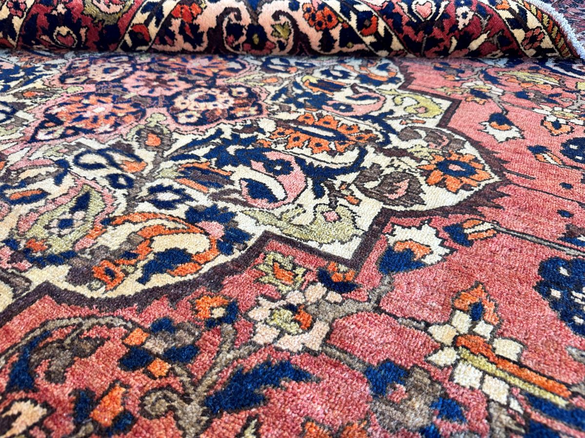 Hand-Knotted Tribal Persian Bakhtiar Rug