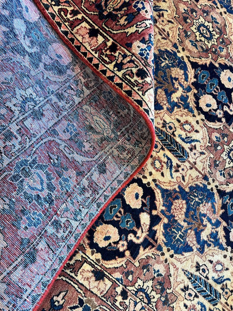 Hand-Knotted Tribal Persian Bakhtiar Rug