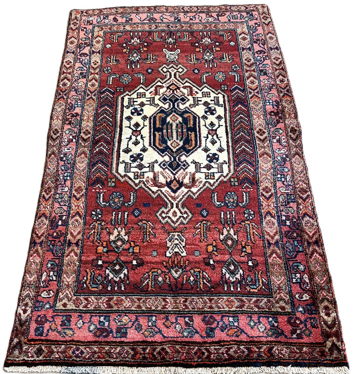Hand-Knotted Tribal Persian Tajabad Rug