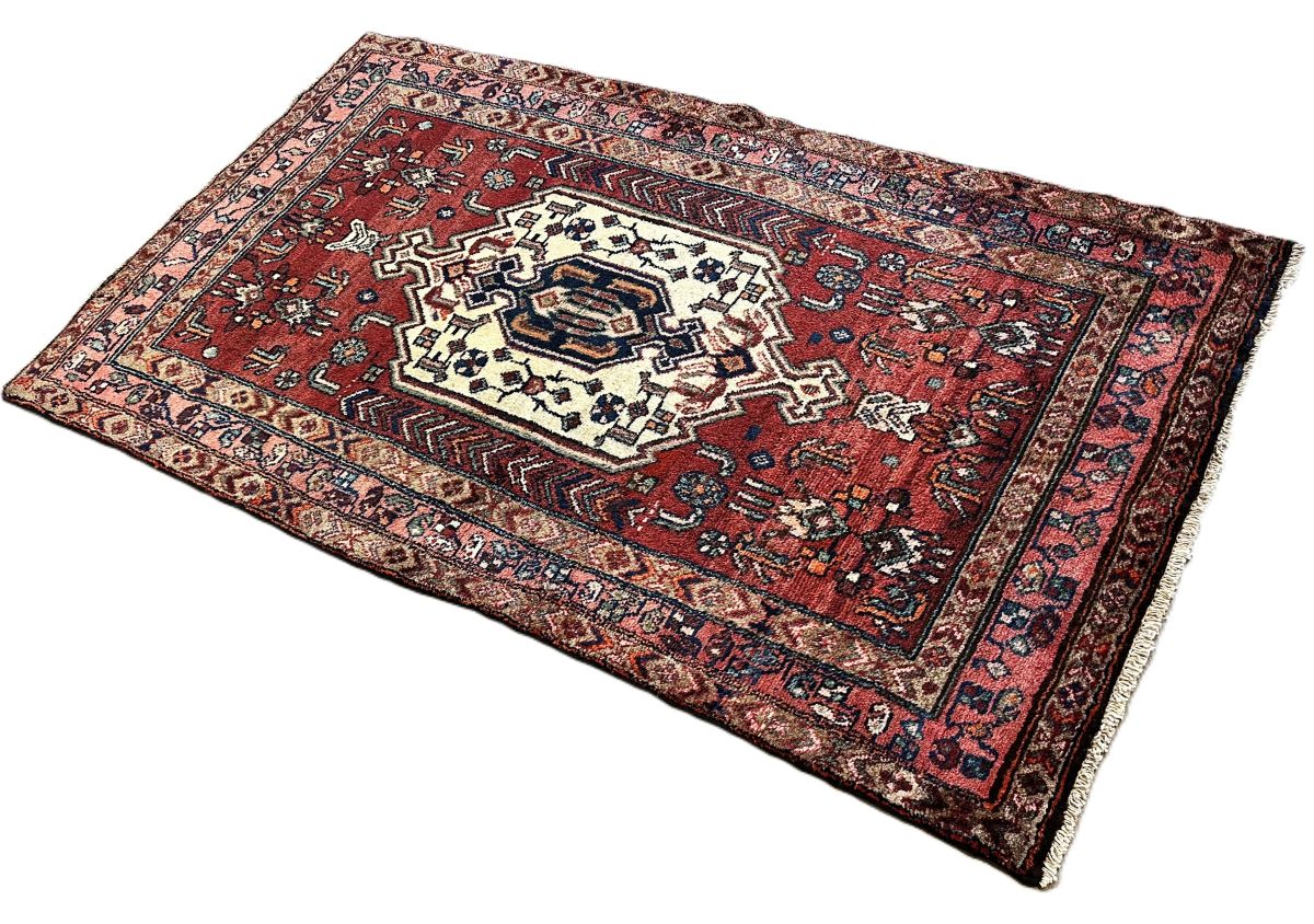 Hand-Knotted Tribal Persian Tajabad Rug