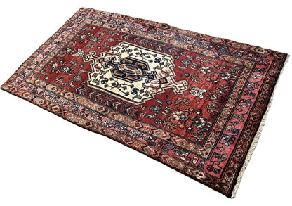 Hand-Knotted Tribal Persian Tajabad Rug