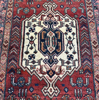 Hand-Knotted Tribal Persian Tajabad Rug