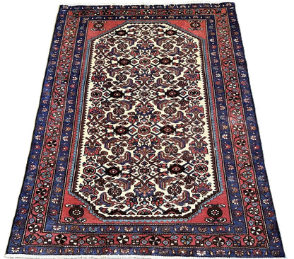 Hand-Knotted Tribal Persian Enjelas Rug