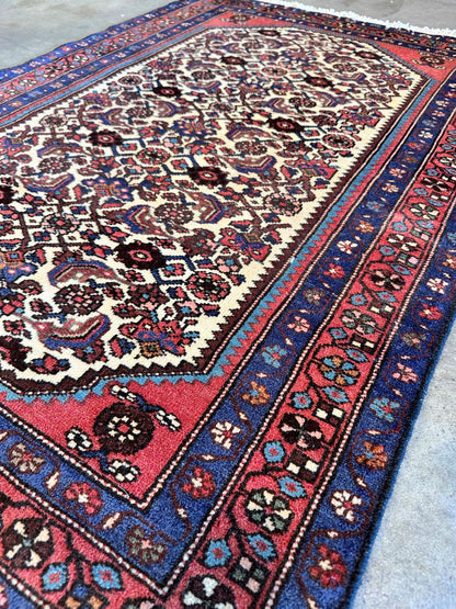 Hand-Knotted Tribal Persian Enjelas Rug