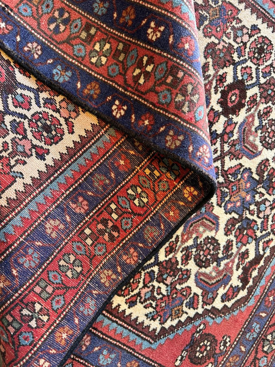 Hand-Knotted Tribal Persian Enjelas Rug
