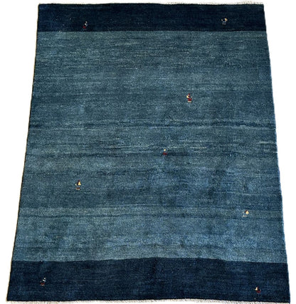 Hand-Knotted Tribal Persian Gabbeh Rug