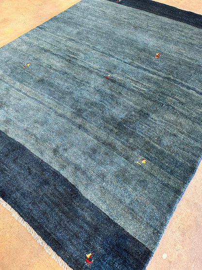 Hand-Knotted Tribal Persian Gabbeh Rug