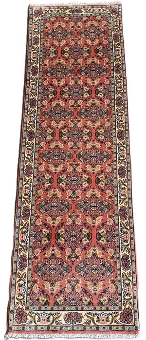 Superfine Hand-Knotted Persian Bidjar Hall Runner