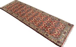 Superfine Hand-Knotted Persian Bidjar Hall Runner