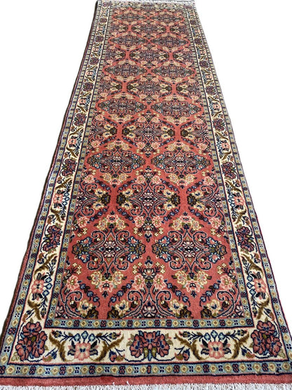 Fine Hand-Knotted Tribal Persian Bidjar Hall Runner
