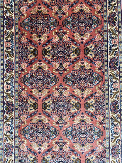 Fine Hand-Knotted Tribal Persian Bidjar Hall Runner