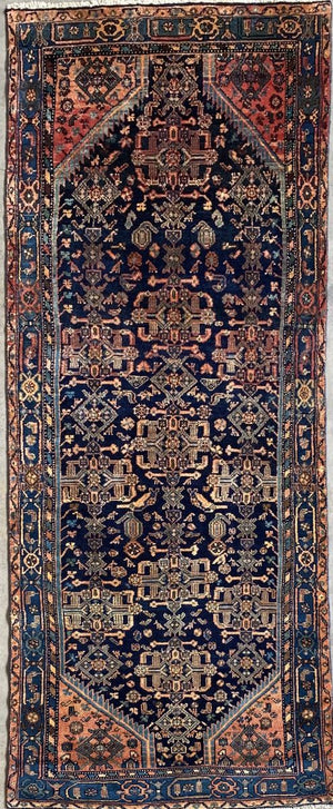 Hand-Knotted Tribal Persian Malayer Rug