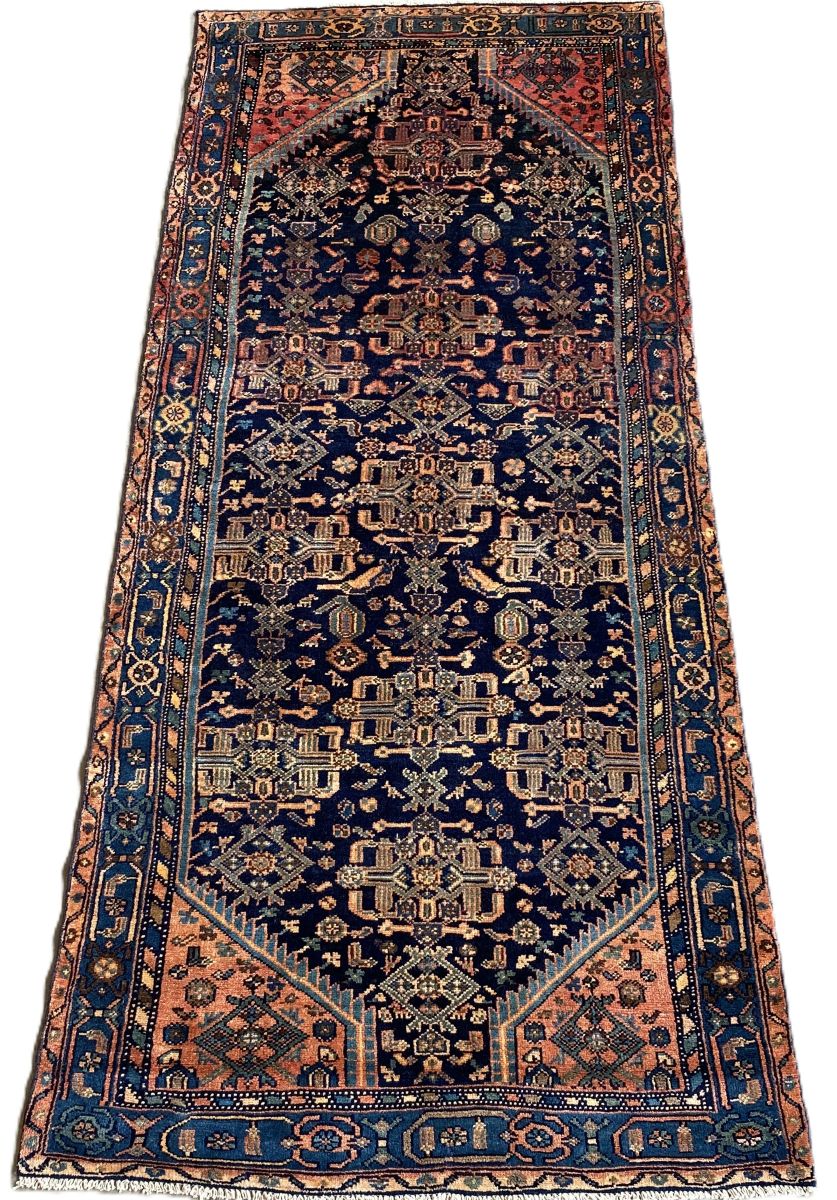 Hand-Knotted Tribal Persian Malayer Rug