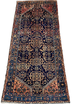 Hand-Knotted Tribal Persian Malayer Rug