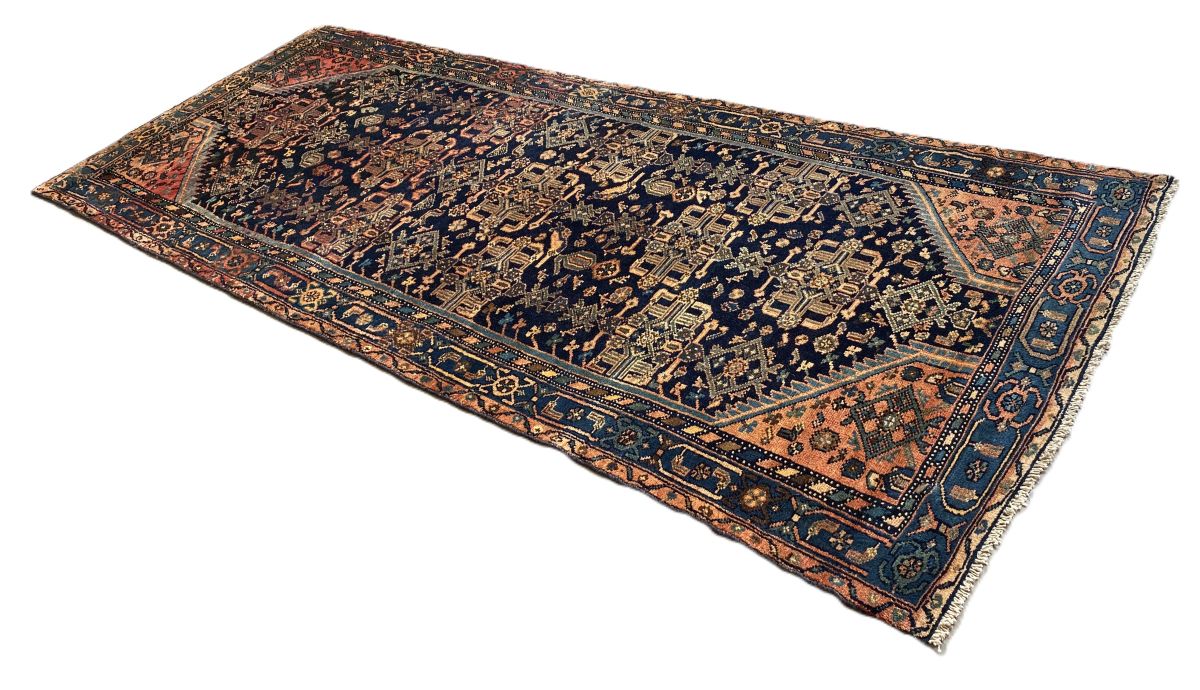 Hand-Knotted Tribal Persian Malayer Rug