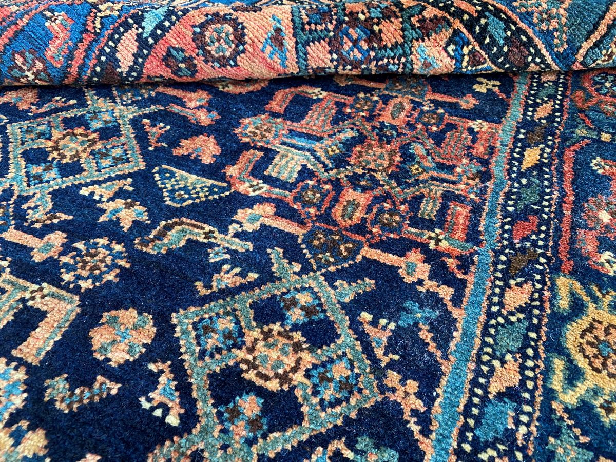 Hand-Knotted Tribal Persian Malayer Rug