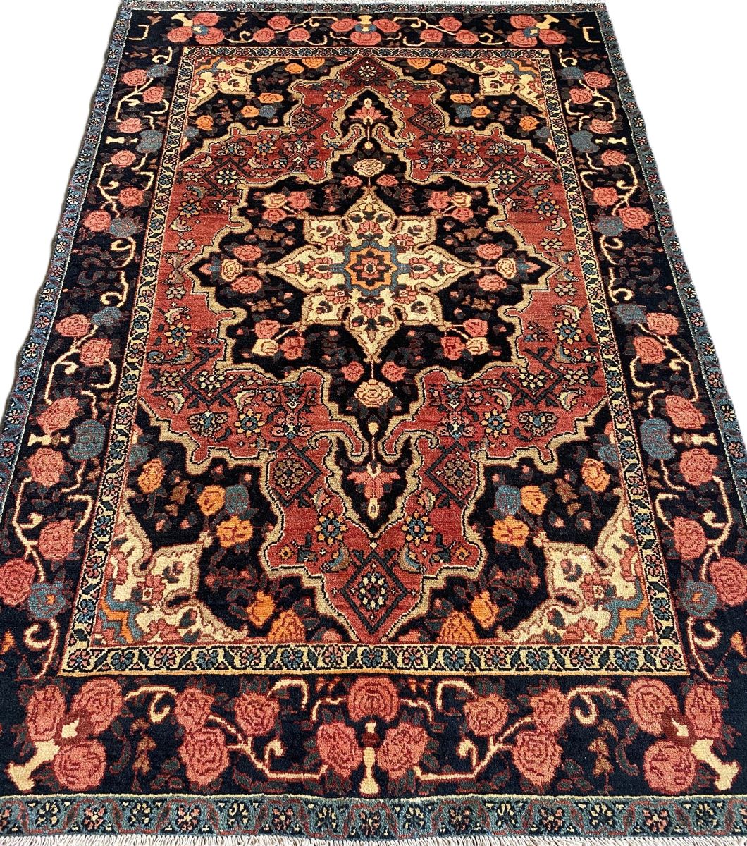 Circa 1930s Hand-Knotted Persian Farahan Rug