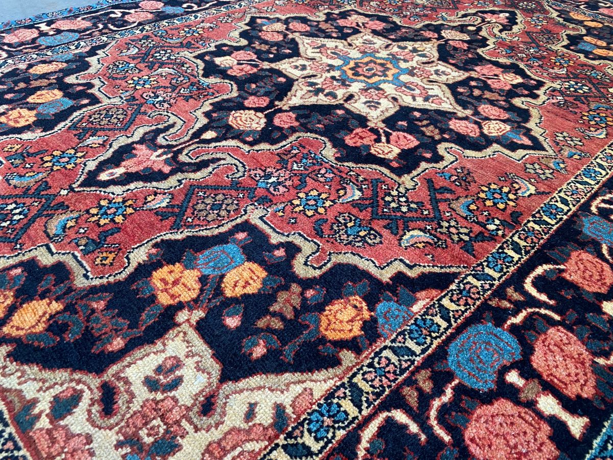 Circa 1930s Hand-Knotted Persian Farahan Rug