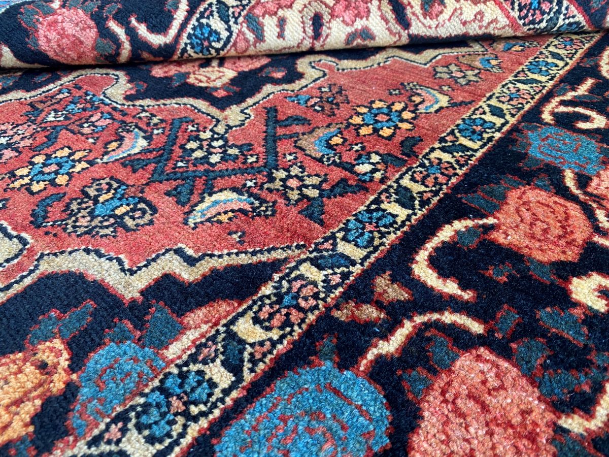 Circa 1930s Hand-Knotted Persian Farahan Rug