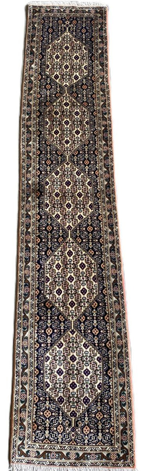 Hand-Knotted Persian Bidjar Hall Runner