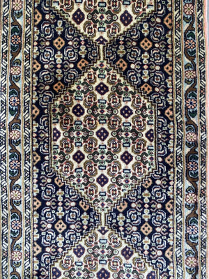 Hand-Knotted Persian Bidjar Hall Runner